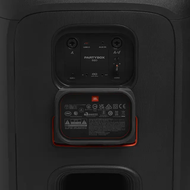 Блутут колона JBL PartyBox Stage 520, 400W RMS- Черно 