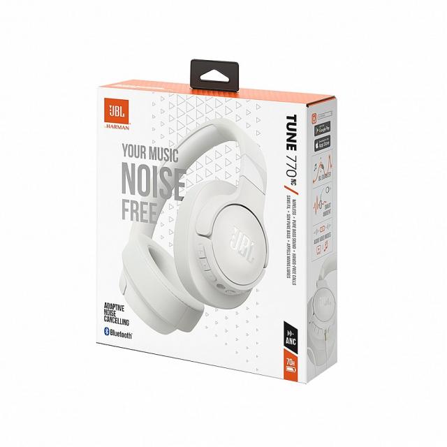 JBL Tune T770NC Wireless Headphones White 
