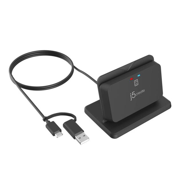 JUR261 USB™ Smart Card / CAC Reader Stand 