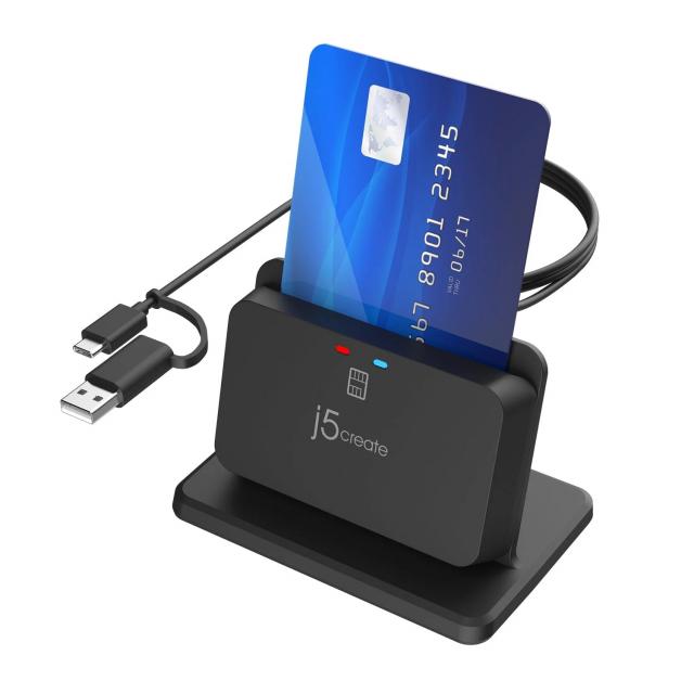 JUR261 USB™ Smart Card / CAC Reader Stand 