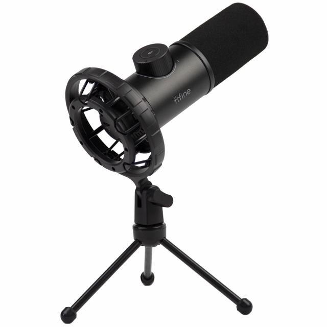 Desktop Microphone FIFINE K658 Dynamic RGB - Black 