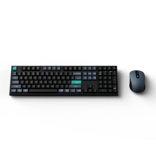 Комплект клавиатура и мишка Keychron B36 Deep Black и BM25 Wireless/BT/Wired Combo - TKL