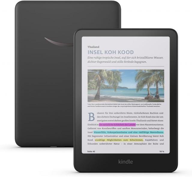 eBook Reader Kindle Colorsoft Signature Edition 16GB 2024, Metalilic Black 
