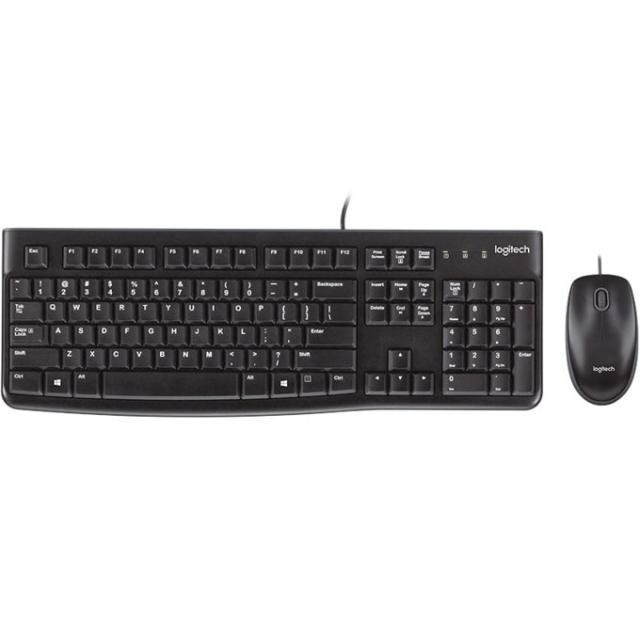 Keyboard and mouse Logitech MK120 US-Layout - Black 