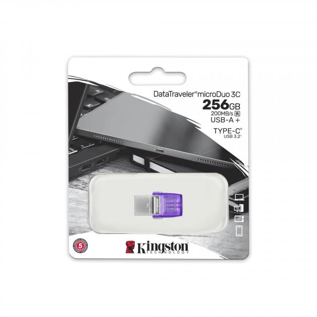 USB stick KINGSTON DataTraveler microDuo 3C 256GB 