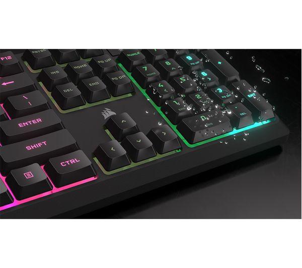 CORSAIR Геймърски бъндъл 4 в 1 - K55 CORE / HARPOON RGB PRO / HS35 Surround v2 / MM100 