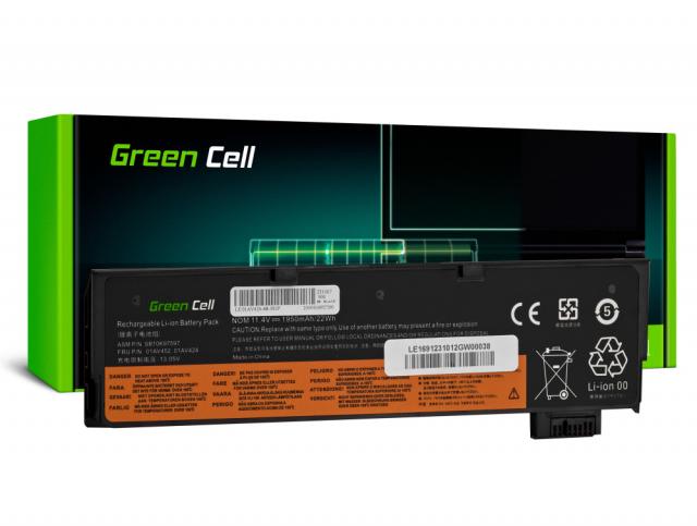 Laptop Battery for  Lenovo ThinkPad T470 T480 T570 T580 T25 01AV422 01AV490 LiPo 11,4V 1950mAh GREEN CELL 