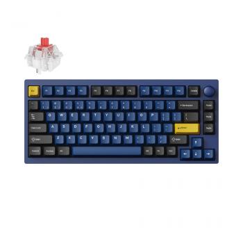 Механична клавиатура Lemokey P1 Pro QMK 75% Navy Blue - Keychron Super Red Switch