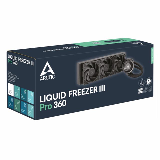 CPU Cooler Arctic Liquid Freezer III Pro 360 - Black 