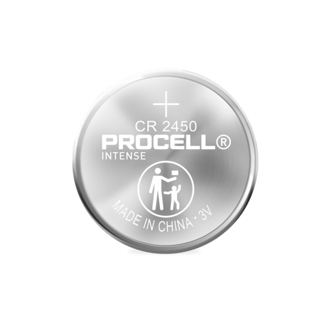 Lithium Button Battery DURACELL PROCELL CR2450 3V 1 pcs bulk  /price for 1 battery/ 