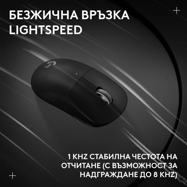Геймърска безжична мишка Logitech G Pro X Superlight 2c SE - Black 