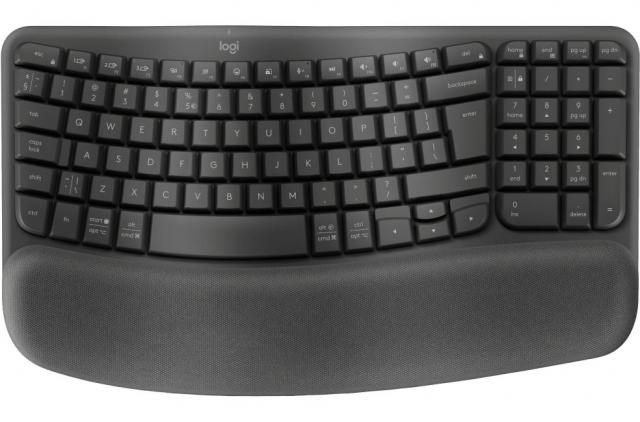 Wireless Keyboard Logitech Wave Keys - Graphite 