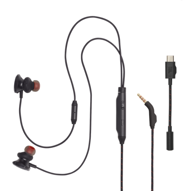 Слушалки JBL Quantum 50C, In Ear, Черен 