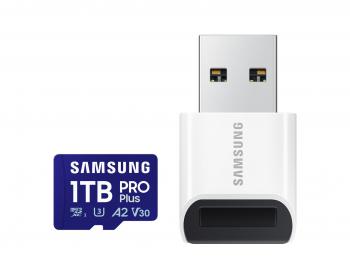 Memory card Samsung PRO Plus 1 TB, microSDXC UHS-I Class 10, Adapter