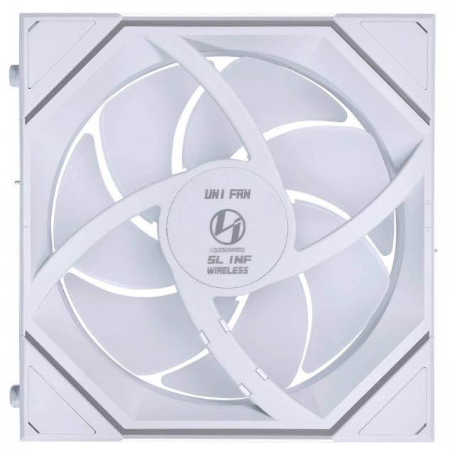 Lian Li UNI FAN SL-INF Wireless ARGB PWM Fan - 120 mm White 