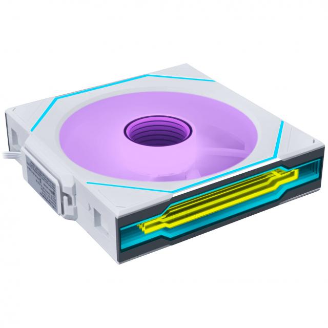 Lian Li UNI FAN SL-INF Wireless ARGB PWM Fan - 120 mm White 