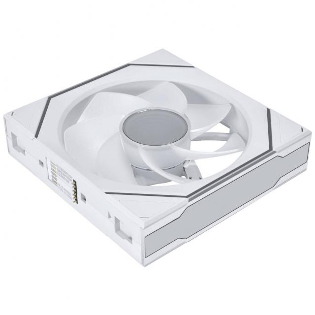 Lian Li UNI FAN SL-INF Wireless ARGB PWM Fan - Reverse Blade, 120 mm White 