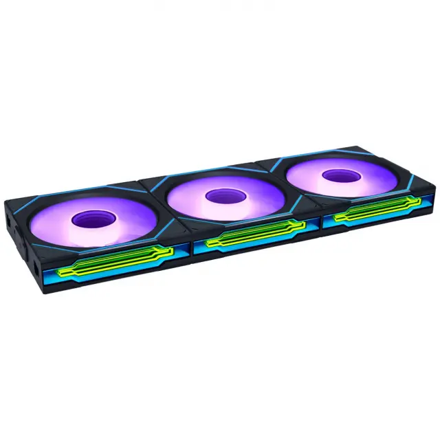 3Pack Fans Lian Li UNI FAN SL-INF Wireless ARGB PWM- 120 mm Black + Controller 