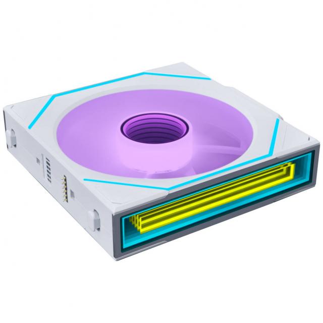 3Pack Fans Lian Li UNI FAN SL-INF Wireless ARGB PWM- 120 mm White + Controller 