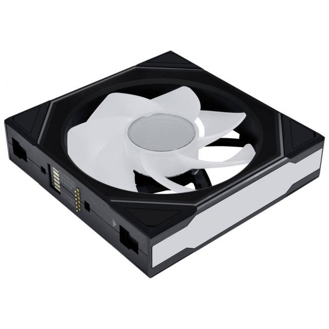 3Pack Fans Lian Li UNI FAN SL-INF Wireless ARGB PWM Reverse - 120 mm Black + Controller 