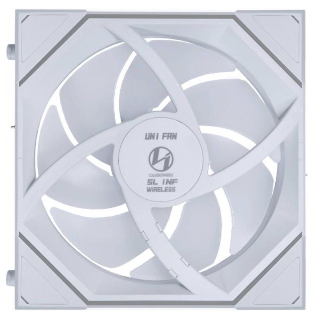 3Pack Fans Lian Li UNI FAN SL-INF Wireless ARGB PWM Reverse - 120 mm White + Controller 