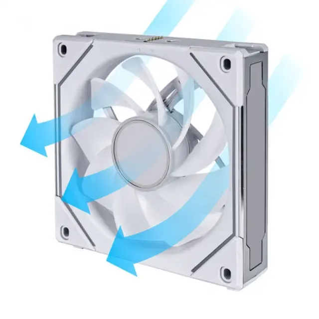 3-PackFan Lian Li UNI FAN SL-INF 120 ARGB Reverse Blade PWM + Controller - White 