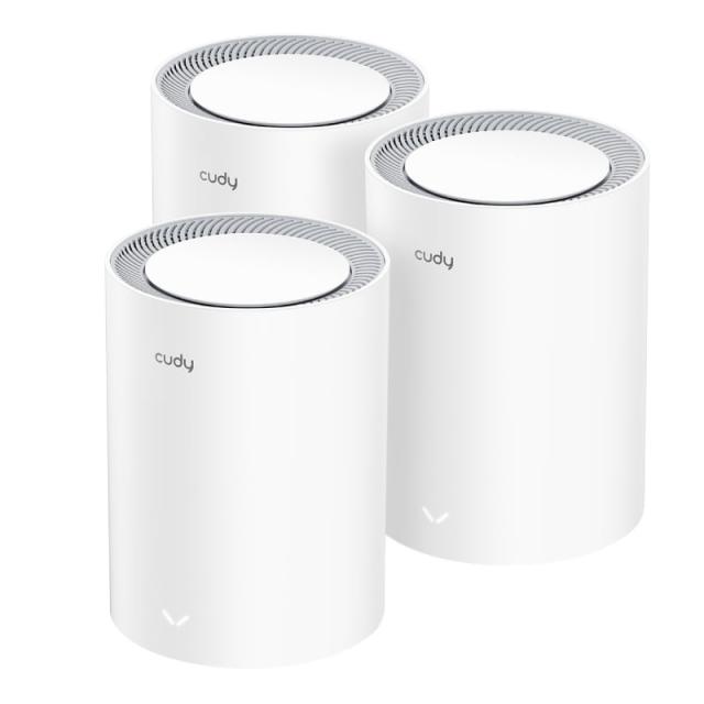 Безжична Mesh система Cudy AX1800, 3 - Pack, 2.4/5 GHz, 574 - 1201 Mbps 