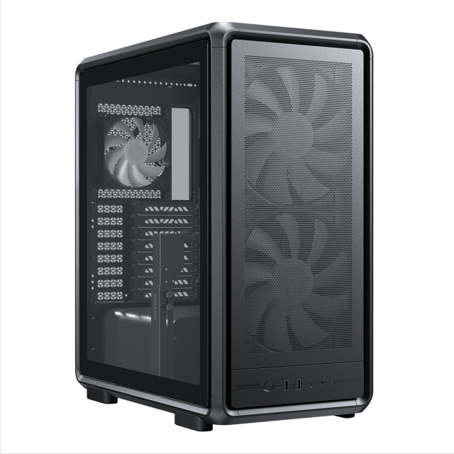 Кутия CoolerMaster MasterFrame 500 Mesh - Black ARGB 