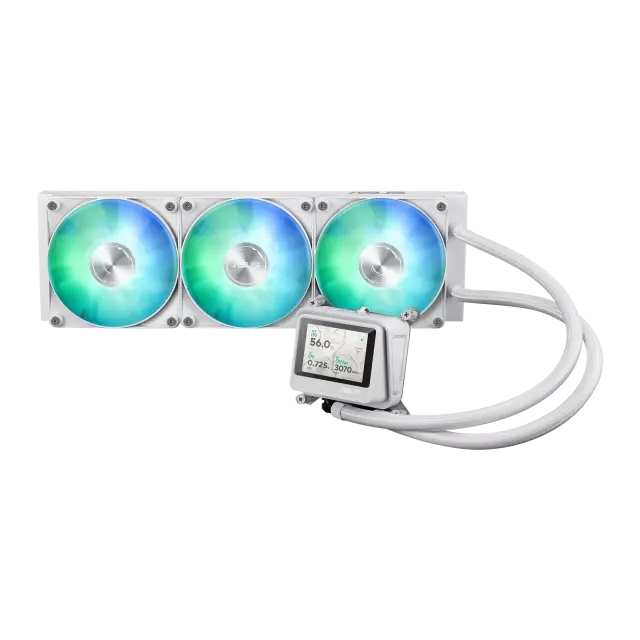 All-in-One Cooler ASUS MAX Gaming LC 360 ARGB LCD White Edition 
