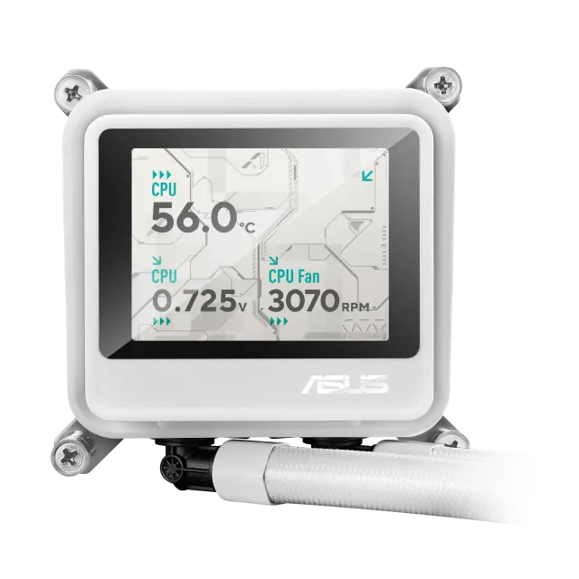 All-in-One Cooler ASUS MAX Gaming LC 360 ARGB LCD White Edition 