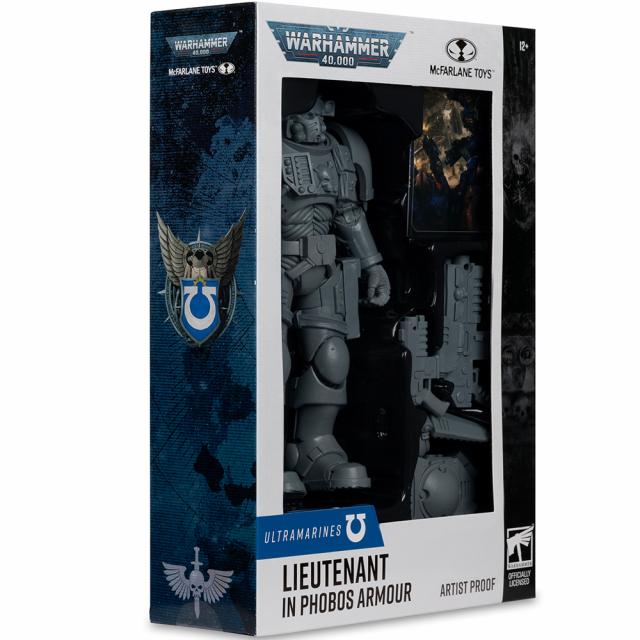 Warhammer 40,000 Lieutenant in Phobos Armor (Ultramarines) Artist Proof 7in Figure McFarlane 