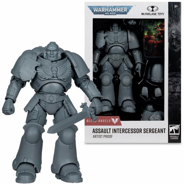 Warhammer 40,000 Assault Intercessor Sergeant (Blood Angel) Artist Proof 7in Figure McFarlane 