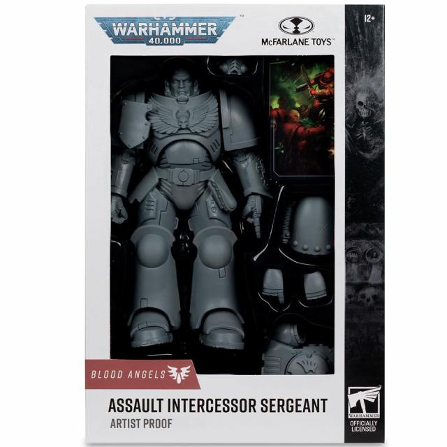 Warhammer 40,000 Assault Intercessor Sergeant (Blood Angel) Artist Proof 7in Figure McFarlane 