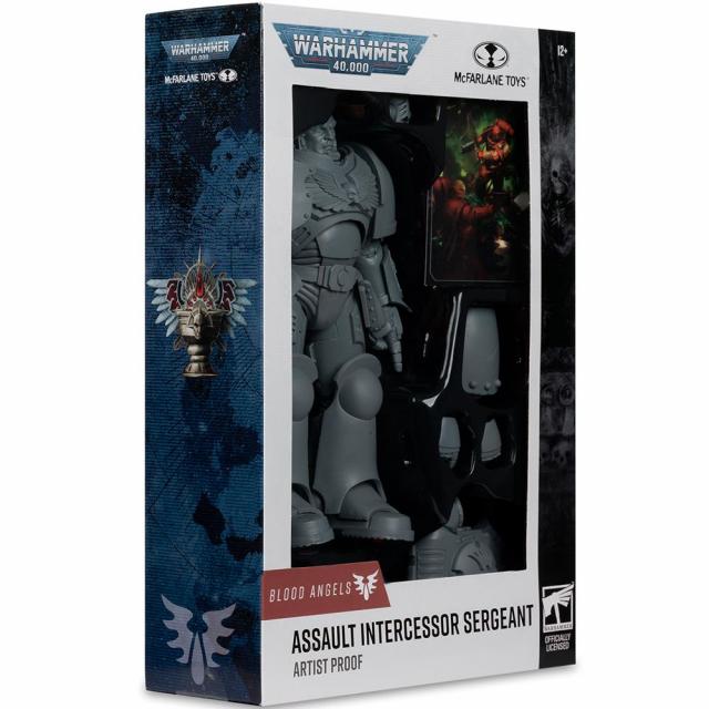 Warhammer 40,000 Assault Intercessor Sergeant (Blood Angel) Artist Proof 7in Figure McFarlane 
