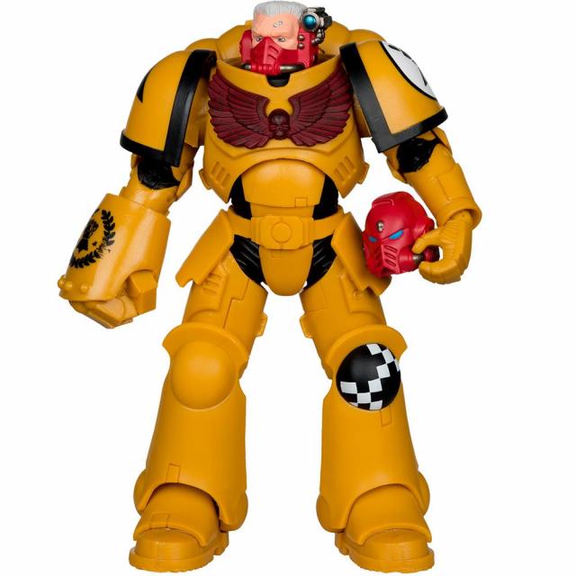 Warhammer 40,000 Intercessor Sergeant (Imperial Fist) Gold Label 7in Figure McFarlane 