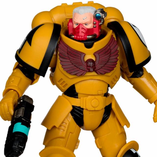 Warhammer 40,000 Intercessor Sergeant (Imperial Fist) Gold Label 7in Figure McFarlane 