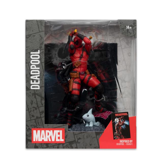 Marvel Deadpool 1:10th Scale Collectible Figure with Scene (Deadpool #1) McFarlane 