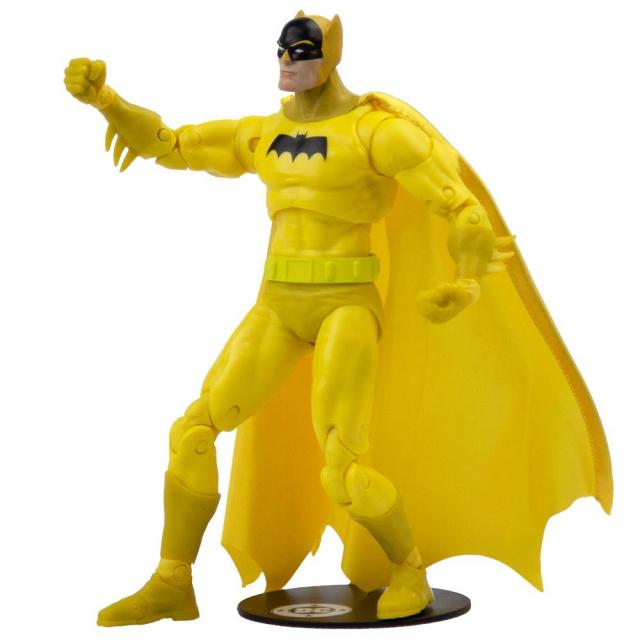 McFarlane Toys DC MULTIVERSE Batman Yellow Suit Figure (Detective Comics #241 - Red Platinum Chase 