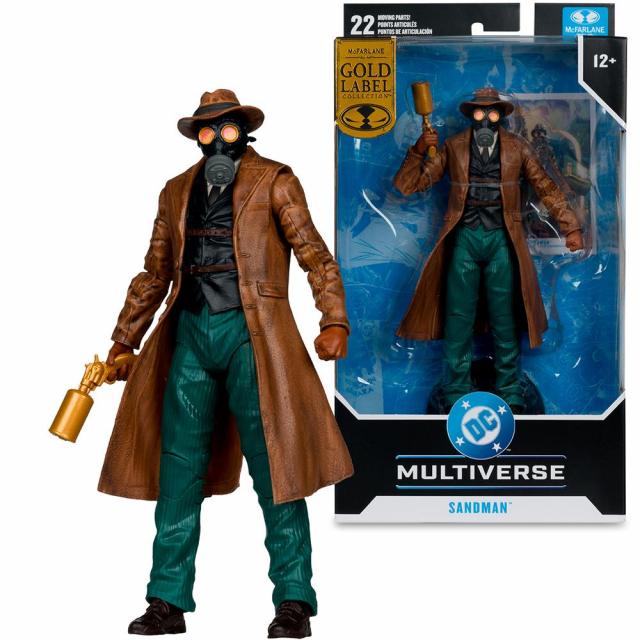McFarlane Toys DC MULTIVERSE Sandman (Wesley Dodds: The Sandman) Gold Labe Figure 
