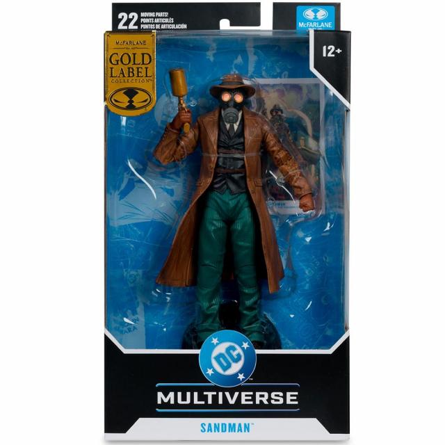 McFarlane Toys DC MULTIVERSE Sandman (Wesley Dodds: The Sandman) Gold Labe Figure 