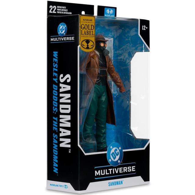 McFarlane Toys DC MULTIVERSE Sandman (Wesley Dodds: The Sandman) Gold Labe Figure 