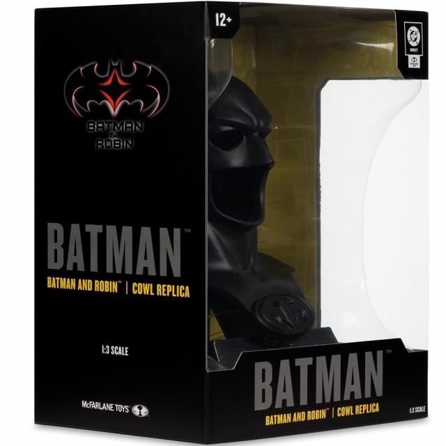 DC Direct Batman (Batman and Robin) Cowl Replica 1:3 Scale Figure 