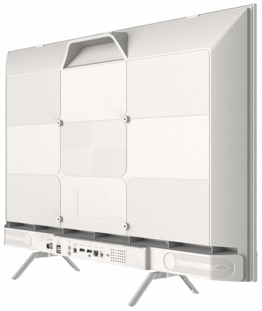 METZ Portable TV 32MQE7100Z, 32" QLED, Google TV, white 