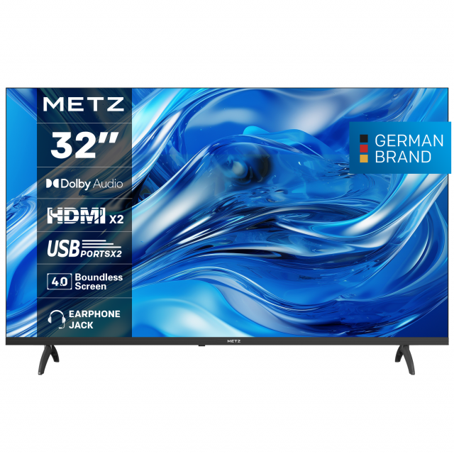 METZ TV 32" LED HD TV 1366x768, 2x10W 