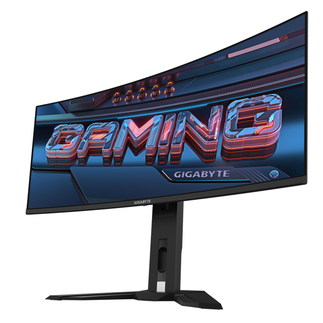 Гейминг монитор GIGABYTE MO34WQC2,QD-OLED, WQHD(3440x1440), 240Hz, 0.03ms, Vesa ClearMR 13000, HDR 400, KVM 