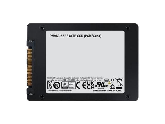 SSD SAMSUNG PM9A3, 2.5”, 3.84 TB, PCIe 4.0, MZQL23T8HCLS-00W7 