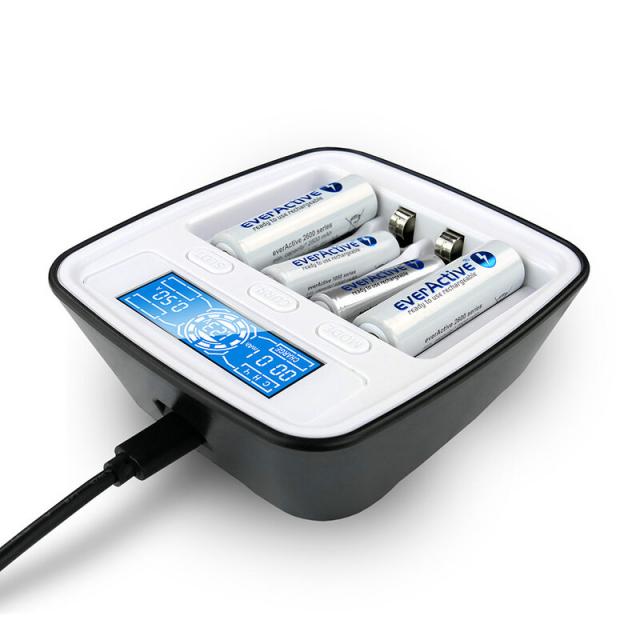 Universal Charger  NIMH R6,03 AA/AAA with CPU  NC1000M  EVERACTIVE 