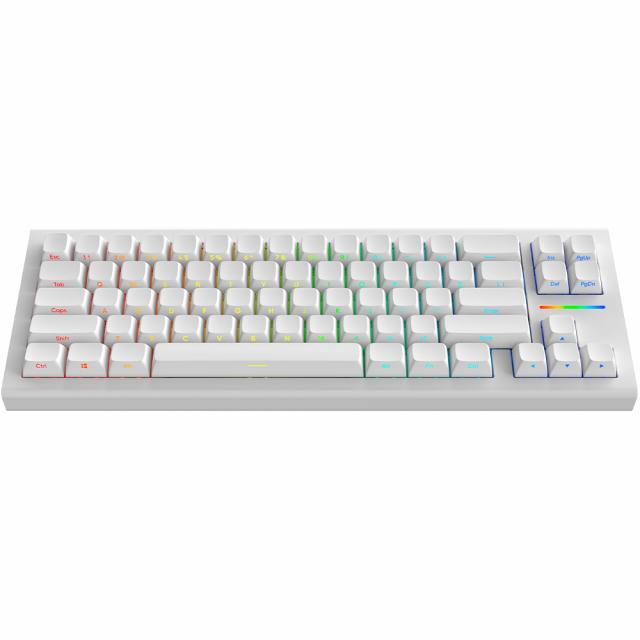 Gaming Mechanical Keyboard Nubi NK68HE White - Hall Effect 