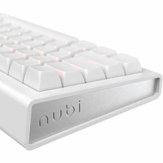 Gaming Mechanical Keyboard Nubi NK68HE White - Hall Effect 
