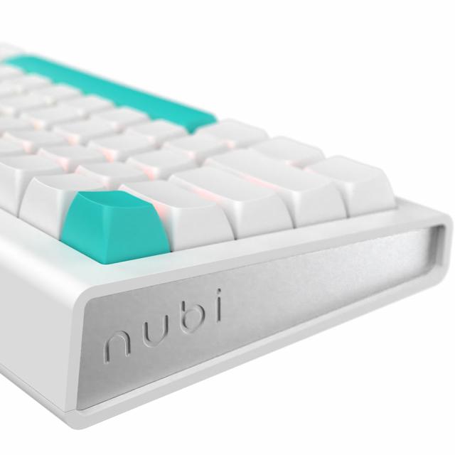 Gaming Wireless Mechanical Keyboard Nubi NK68 PRO - White 